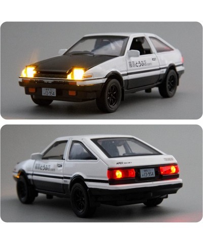 Toyota Initial D AE86 Diecast Car Model Alloy Collectible Pull Back Toy Car with Light and Sound Toy Vehicle Door Can Be Open...