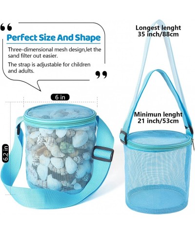 Seashell Mesh Bags Shell Collecting Bags for Picking Up Shells Toys Pebble Beach Toy Storage Bag for Boys and Girls $16.70 Sa...