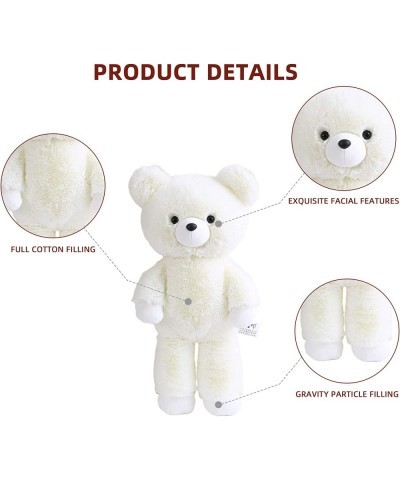 13.6" White Teddy Bear Stuffed Animal Teddy Bears Plush for Kids $25.11 Stuffed Animals & Teddy Bears