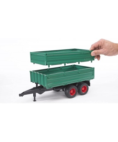 Toys - Agriculture Realistic Tandemaxle Tipping Trailer with Removeable Top and Compatible with Some Tractors - Ages 3+ $57.1...