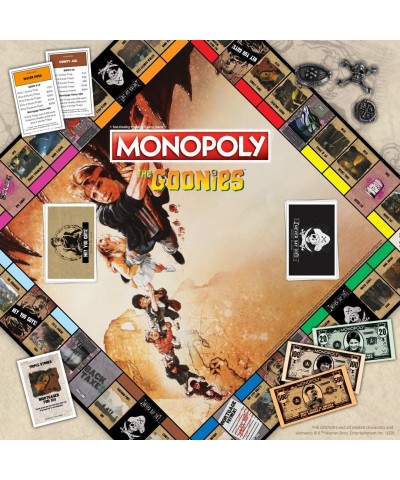 Monopoly® The Goonies | Based on The 80s Adventure Classic Film | Collectible Monopoly Game Featuring Familiar Locations and ...