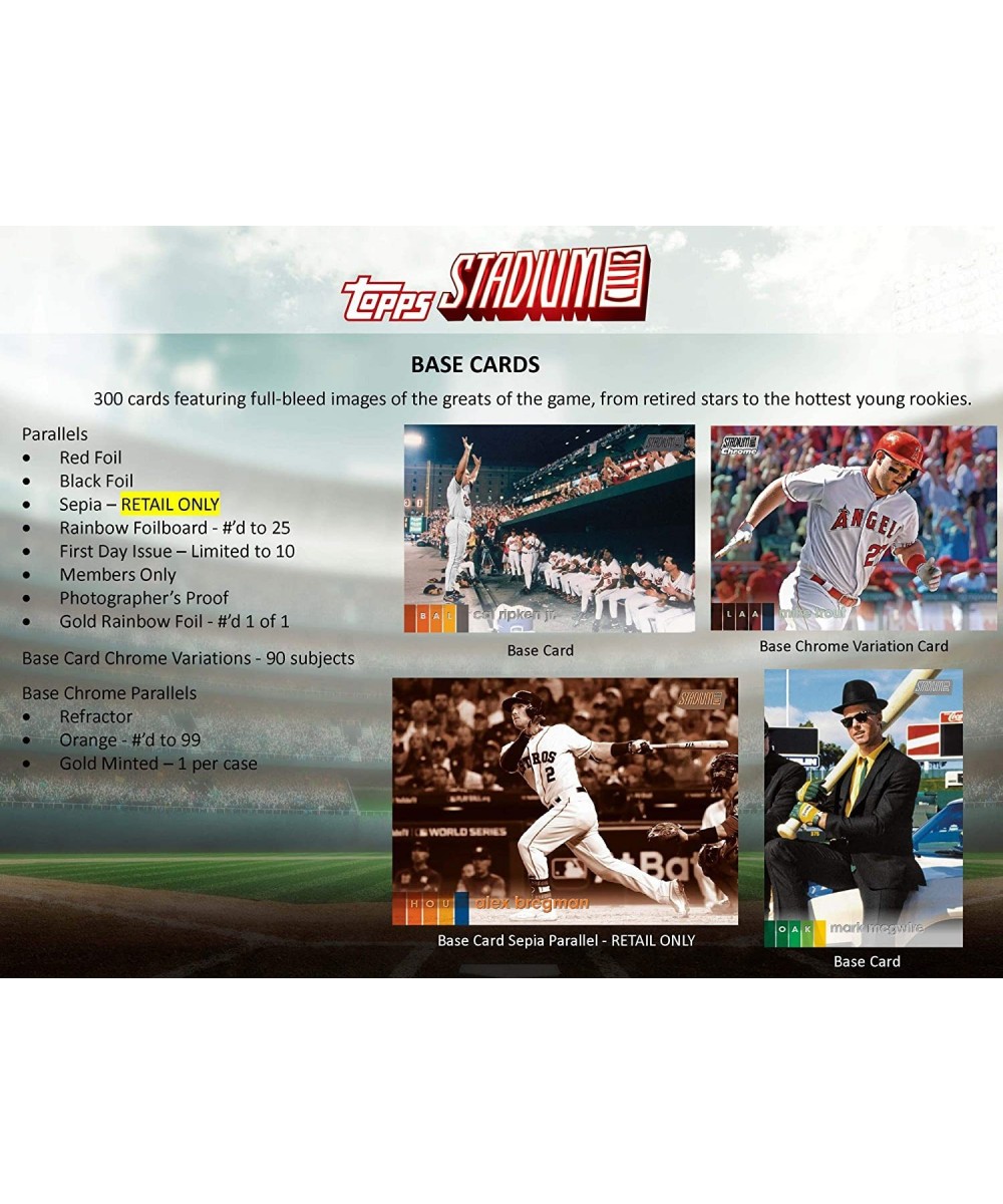 2020 Stadium Club Baseball Retail Value Box $106.58 Trading Cards & Accessories