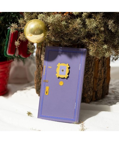 Friends Theme Miniature Wooden Door Decoration Friends Tiny Door Accessories with Peephole Friends Show Fairy Door Friends Mi...