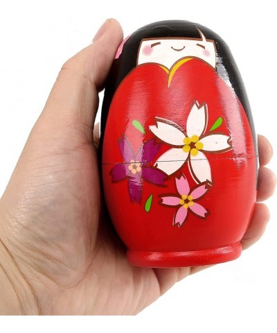 Nesting Dolls Russian Matryoshka Wood Stacking Dolls for Kids Handmade Toys (Kimono Japanese Girl) $30.34 Nesting Dolls