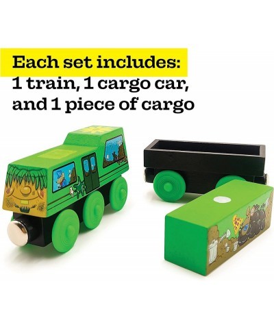 Trashy Terry - Series 1 - Wooden Garbage Truck Train and Cargo Set - Compatible with All Wooden Train Sets $18.42 Kids' Play ...