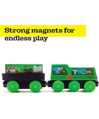 Trashy Terry - Series 1 - Wooden Garbage Truck Train and Cargo Set - Compatible with All Wooden Train Sets $18.42 Kids' Play ...