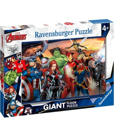 Marvel Avengers 60 Piece Giant Floor Jigsaw Puzzle for Kids Age 4 Years $42.89 Jigsaw Puzzles