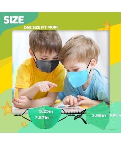 Kids Masks Washable Kids Face Masks Reusable Colorful Kids Colth Face Mask with 5 PCS Filter Adjustable Nose Wire Ear loop fo...