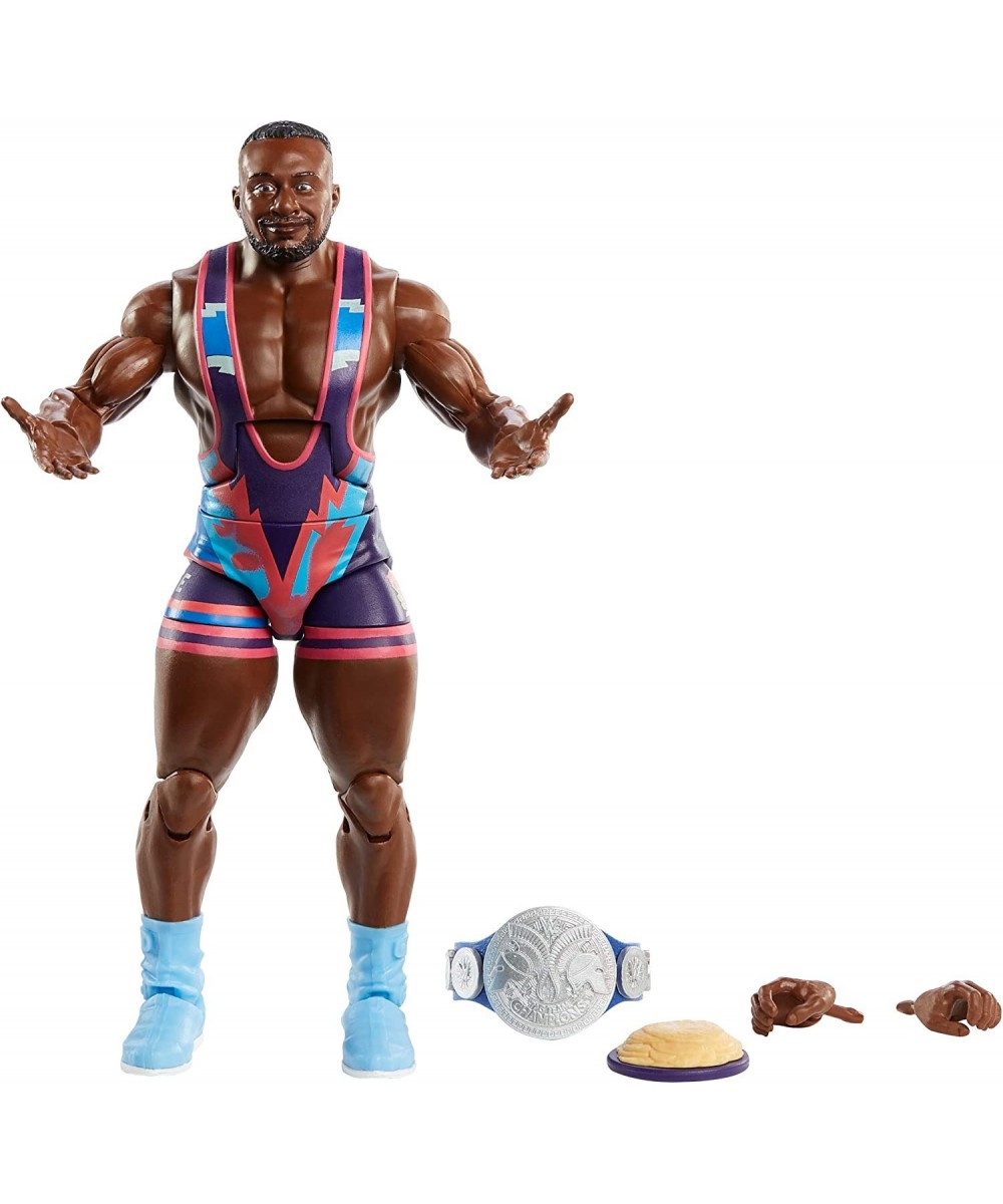 WWE Big E Elite Series 79 Deluxe Action Figure with Realistic Facial Detailing Iconic Ring Gear & Accessories $62.93 Action F...