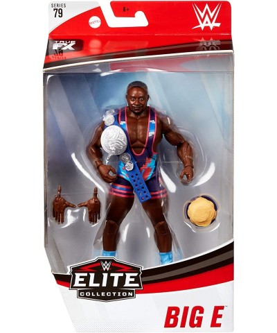 WWE Big E Elite Series 79 Deluxe Action Figure with Realistic Facial Detailing Iconic Ring Gear & Accessories $62.93 Action F...