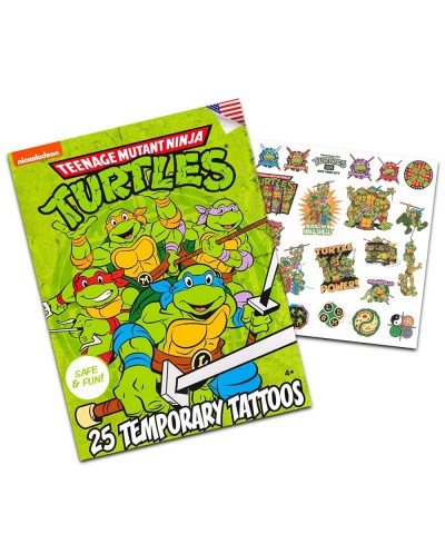 Teenage Mutant Ninja Turtles Temporary Tattoos for Kids Bundle ~ 100 TMNT Tattoos for Boys Girls Party Supplies (TMNT Party F...