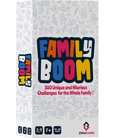 Family Boom - Fun Family Card Games for Kids Teens and Adults with 300 Hilarious Cards - Family Games for Game Night $16.98 C...