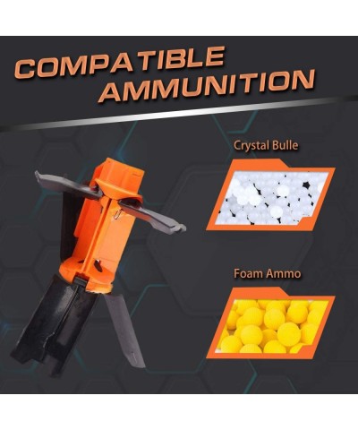 CS Plastic Tactical Toy Tactical Plastic Modified Crystal Water Bullet Toy with 60PCS Rounds Refill Bullet Balls Ammo - (Oran...