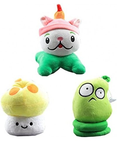 Plants Plush Toys Figures Doll Cattail & Happy Sunshroom & Spring Bean 3pcs Set Kids Gift $44.99 Plush Figure Toys