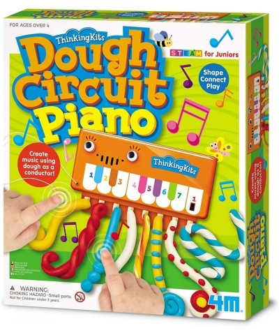 Toysmith 4M Dough Circuit Piano - DIY STEM Toys Educational Music Science Experiment Kit for Kids - Girls $28.80 Educational ...