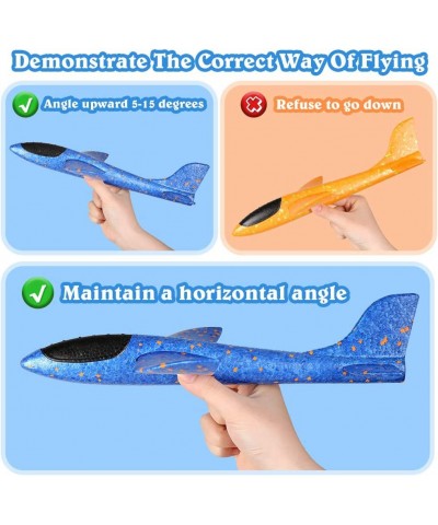 2 Pack EPP Foam Airplane Toys for Kids 12.4" Glider Plane Outdoor Flying Toys Gifts for 3~12 Year Old Boys Girls $41.61 Flyin...