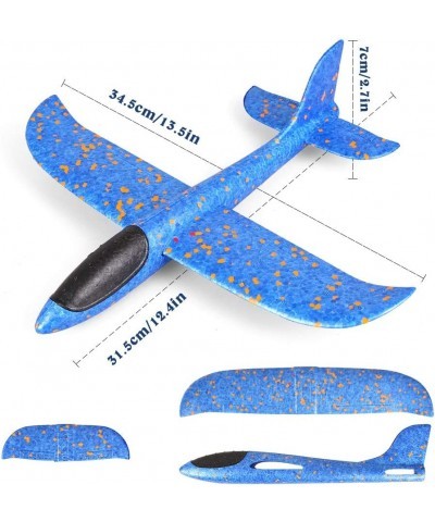 2 Pack EPP Foam Airplane Toys for Kids 12.4" Glider Plane Outdoor Flying Toys Gifts for 3~12 Year Old Boys Girls $41.61 Flyin...