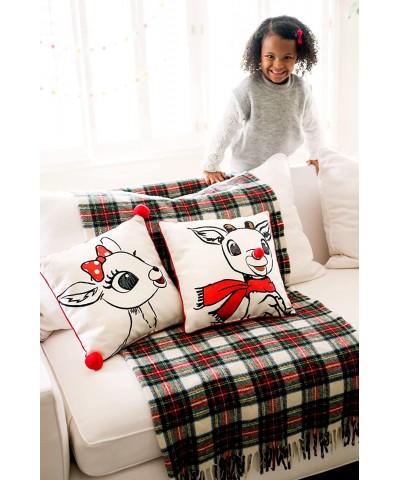 Rudolph The Red-Nosed Reindeer | 14" Officially Licensed & Collectible Decorative Pillow | Rudolph White $35.60 Kids' Plush T...