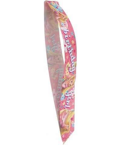 Unique Satin Disney Tangled Birthday Sash | Pink | 1 Pc $13.19 Bubble Blowing Products