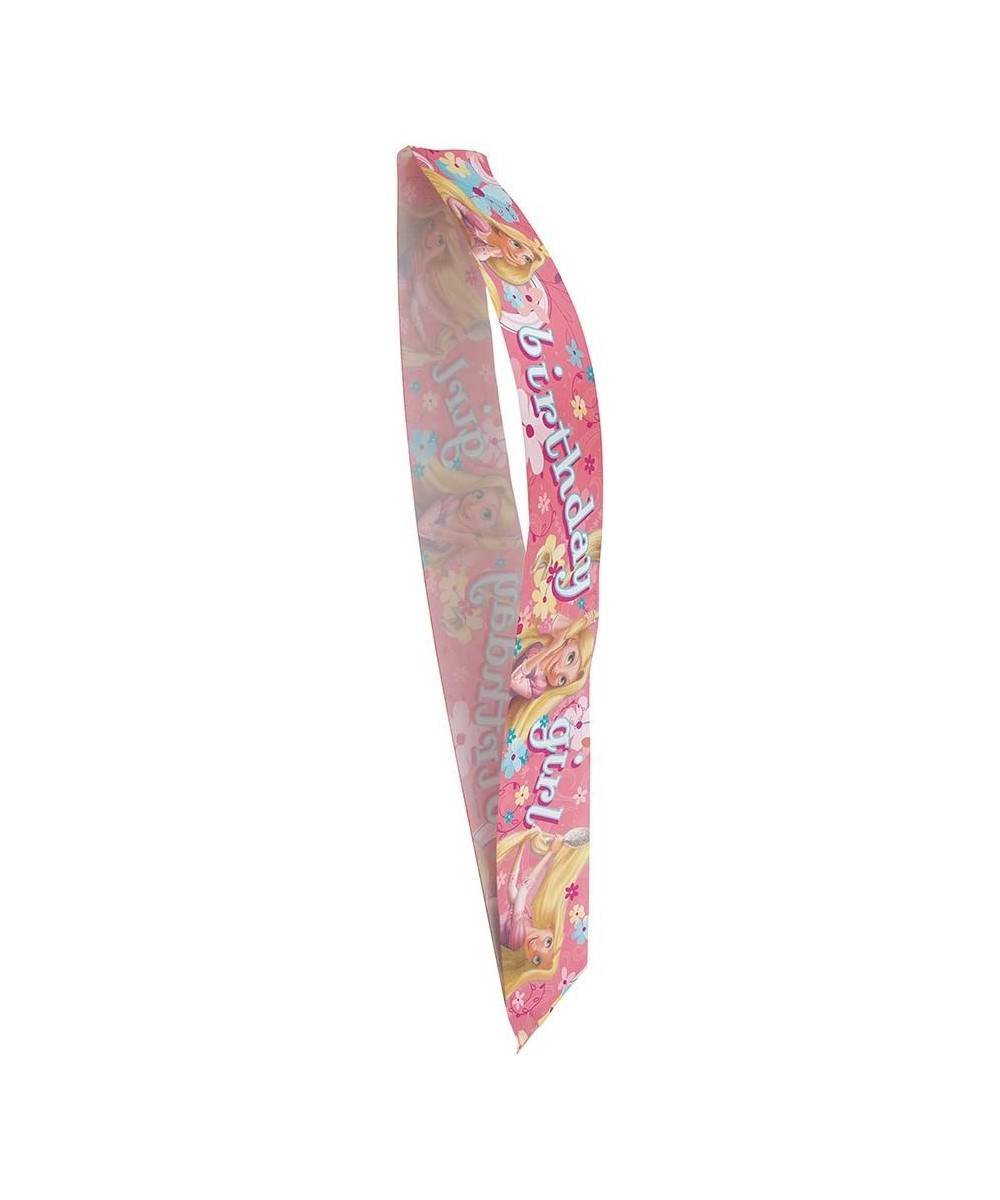 Unique Satin Disney Tangled Birthday Sash | Pink | 1 Pc $13.19 Bubble Blowing Products