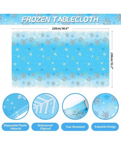 Frozen Birthday Party Decorations Girls - Frozen Party Supplies Balloon Arch/ Garland Kit Backdrop Tablecloth Balloons Snow B...