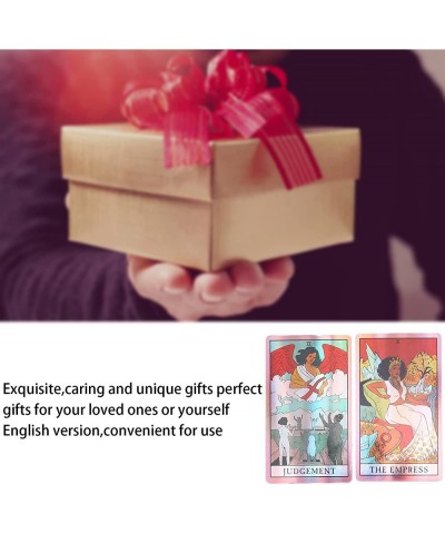 English Version Tarot Cards 79 Portable Tarot Deck for Friend for Traveling for Family for Party $17.59 Fortune Telling Toys