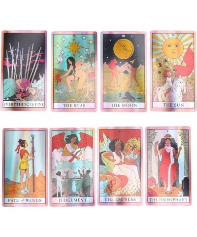 English Version Tarot Cards 79 Portable Tarot Deck for Friend for Traveling for Family for Party $17.59 Fortune Telling Toys