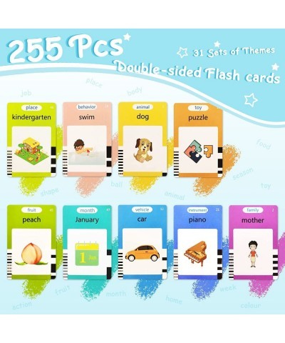 255 Talking Flash Cards Toddler Toys for 3 4 5 6 Year Old Boys Girls Preschool Educational Autism Sensory Toys with 510 Sight...