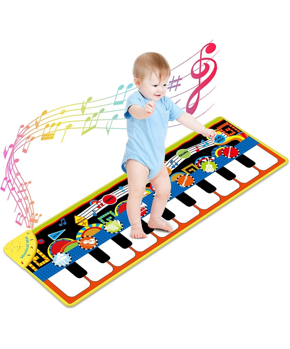 Piano Mat Toddler Toys Musical Mat with 25 Music Sounds Floor Piano Keyboard Mat Carpet Touch Playmat Educational Toys Gifts ...