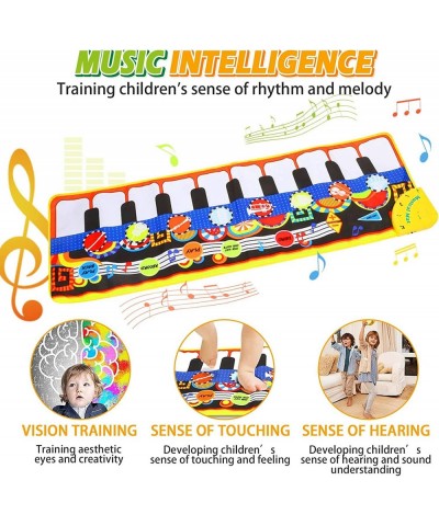 Piano Mat Toddler Toys Musical Mat with 25 Music Sounds Floor Piano Keyboard Mat Carpet Touch Playmat Educational Toys Gifts ...