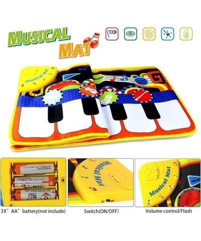 Piano Mat Toddler Toys Musical Mat with 25 Music Sounds Floor Piano Keyboard Mat Carpet Touch Playmat Educational Toys Gifts ...