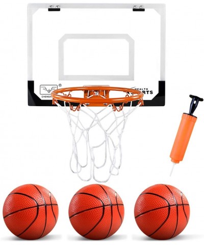 Kids Indoor Mini Basketball Hoop Set Complete Basketball Game for Door All Accessories with 3 Balls 16" x 12" Basketball Hoop...