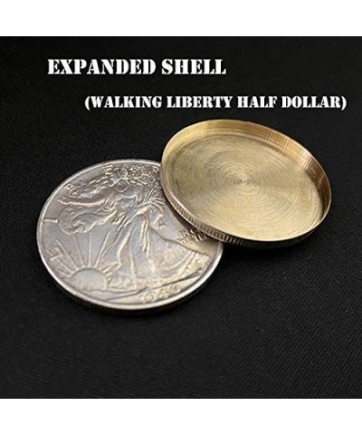 Expanded Shell Walking Liberty Half Dollar (Head) Magic Tricks Coin Appear/Vanish Magic $21.20 Magic Kits & Accessories