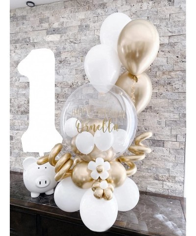 New 40 Inch Giant White Numbers 1 Balloons Huge Birthday Party Supplies Foil Helium Digital Balloon 0 to 9 $15.42 Kids' Party...