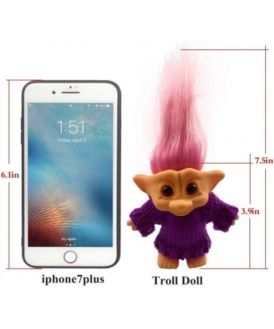 Lucky Troll Dolls Cute Vintage Troll Dolls Chromatic Adorable for Collections School Project Arts and Crafts Party Favors - 7...