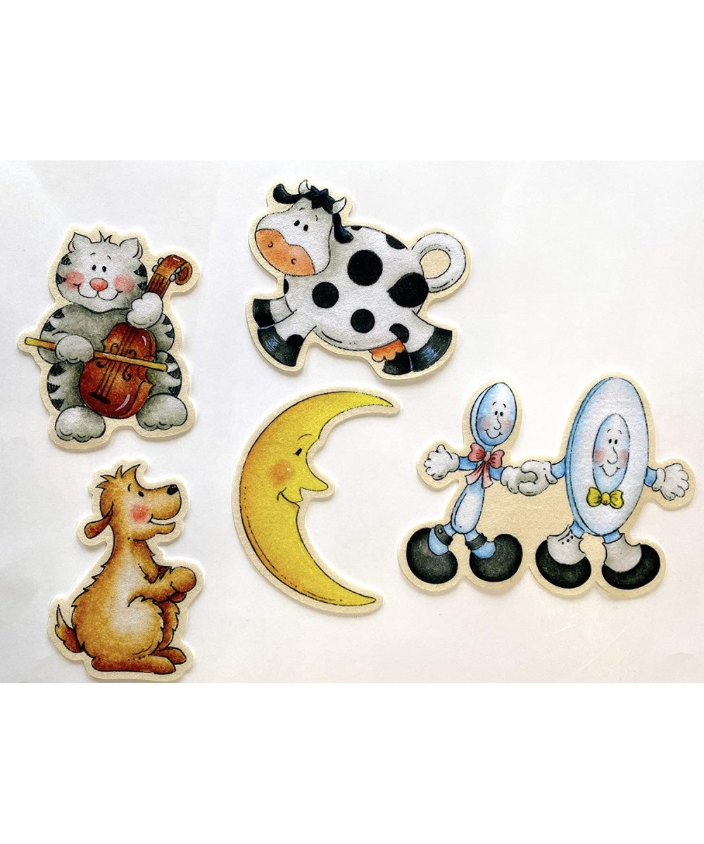 Hey Diddle Diddle Felt Figures for Felt/Flannel Board Stories PRECUT Nursery Rhymes $26.43 Magnetic & Felt Playboards