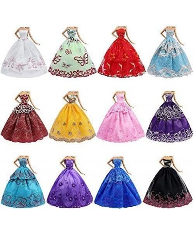 20 Items 11.5 Inch Girl Doll Clothes and Accessories - 3 Pcs Party Dress 4 Sets Clothes Outfits 3 Sets Swimsuits and 10 Pairs...