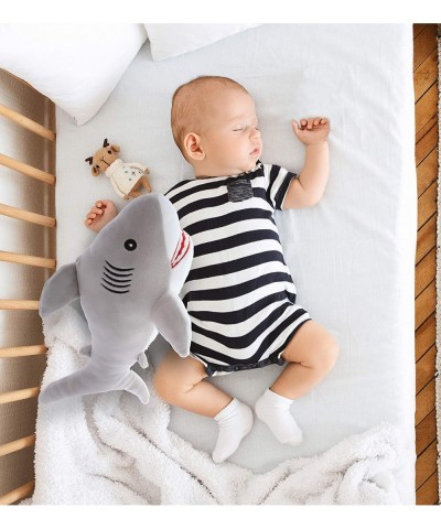 Gray Shark Baby Soft Plush Toy Newborn Babies First Stuffed Animal Cuddle & Snuggle Toys Toddler's Huggable Best Buddy Fluffy...