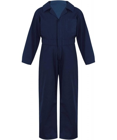 Kids Boys Mechanic Cosplay Costume Halloween Carnival Birthday Party Coverall Jumpsuit Flight Suit $28.82 Kids' Costumes