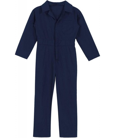 Kids Boys Mechanic Cosplay Costume Halloween Carnival Birthday Party Coverall Jumpsuit Flight Suit $28.82 Kids' Costumes