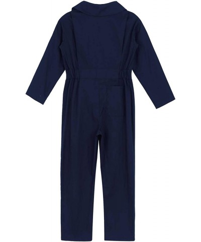 Kids Boys Mechanic Cosplay Costume Halloween Carnival Birthday Party Coverall Jumpsuit Flight Suit $28.82 Kids' Costumes