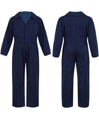 Kids Boys Mechanic Cosplay Costume Halloween Carnival Birthday Party Coverall Jumpsuit Flight Suit $28.82 Kids' Costumes