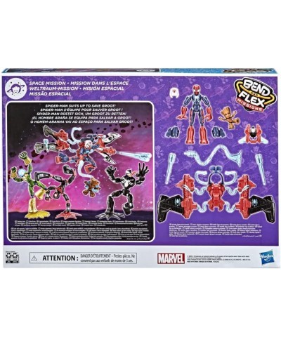 Marvel Bend and Flex Missions Space Mission Action Figure 6-Inch-Scale Bendable Toy Toys for Kids Ages 4 and Up $37.39 Action...