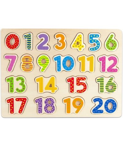 Professor Poplar’s Wooden Numbers Puzzle Board – Learn to Count with Colorful Chunky Numbers $21.94 Pegged Puzzles