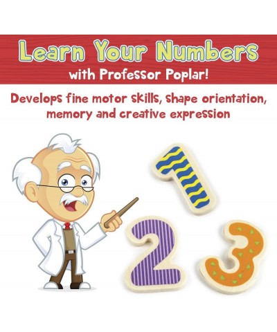 Professor Poplar’s Wooden Numbers Puzzle Board – Learn to Count with Colorful Chunky Numbers $21.94 Pegged Puzzles