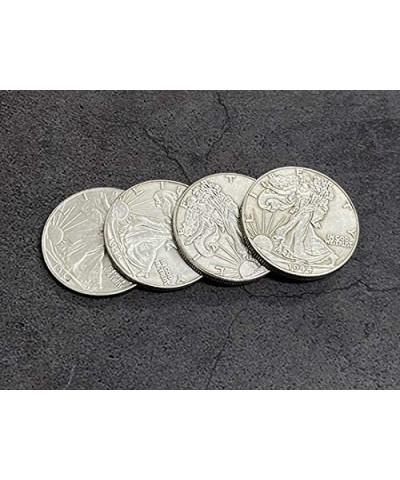 4 in 1 Walking Liberty Half Dollar Set Magic Tricks Coin Appear Vanish Magic Magician Accessory Close up Illusion Mentalism $...