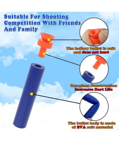 500 Pcs Suction Darts Refill Pack Foam Bullet Compatible for NERF N-Strike Series Blaster (Blue) $41.45 Toy Foam Blasters & Guns