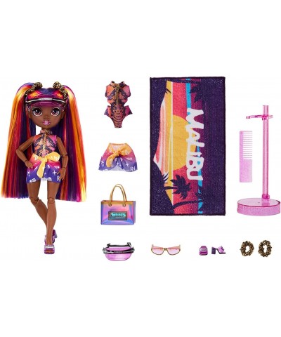 Pacific Coast Phaedra Westward- Sunset (Purple) Fashion Doll with 2 Designer Outfits Pool Accessories Playset Interchangeable...