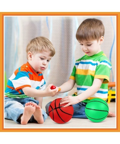 9 Pieces 6 Inch Mini Toy Basketball Ball Set for Toddlers Mini Toy Basketball Rubber Basketball for Kids Teenager Basketballs...