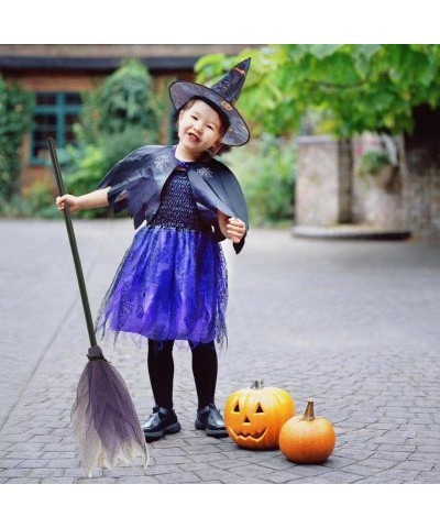 Halloween Witch Accessories Wicked Witch Broom And Hat 2 pieces Halloween Witch Cosplay Costume Party Supplies $17.41 Kids' P...